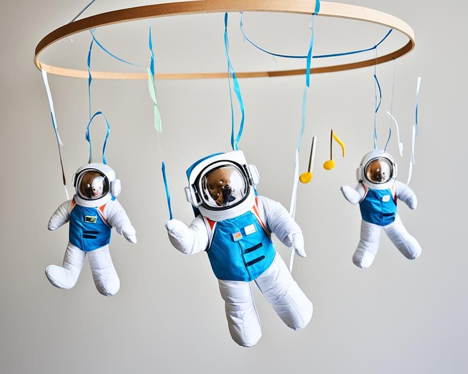 Astronaut baby mobiel