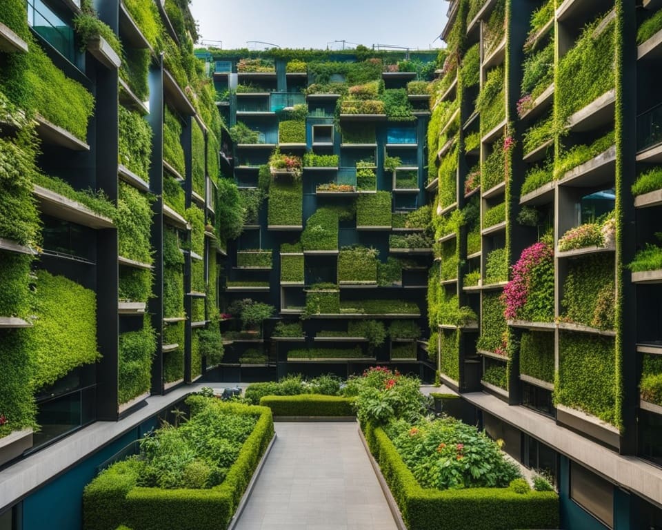 Groene Muren: Voordelen van Verticaal Tuinieren in de Stad