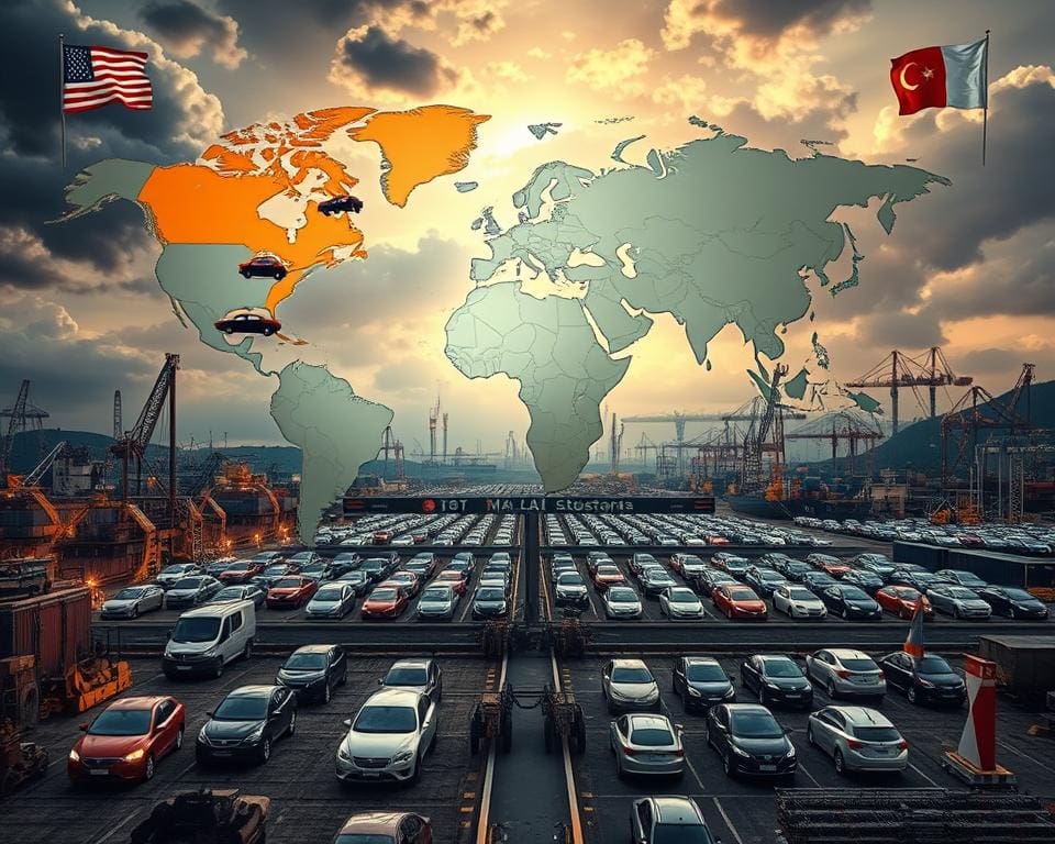 De impact van geopolitieke conflicten op de mondiale automarkt