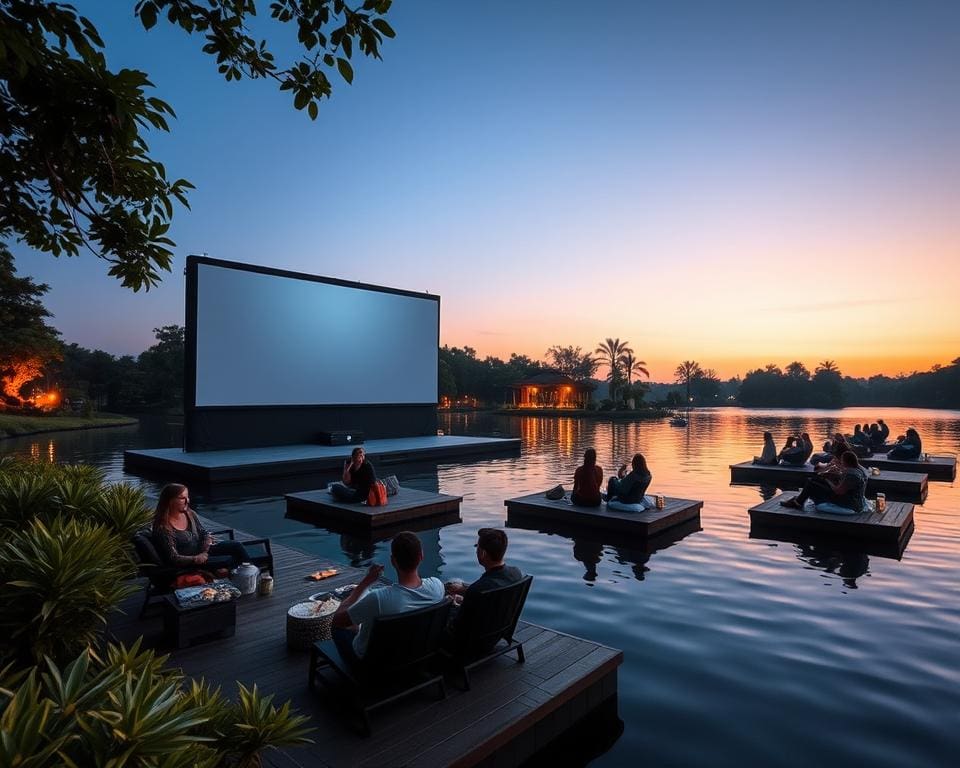 Drijvende filmervaring met eten