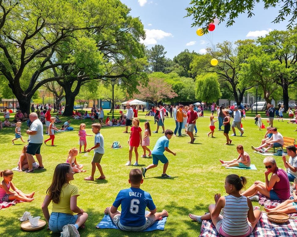 Parkmiddag met familieactiviteiten en sporttoernooien