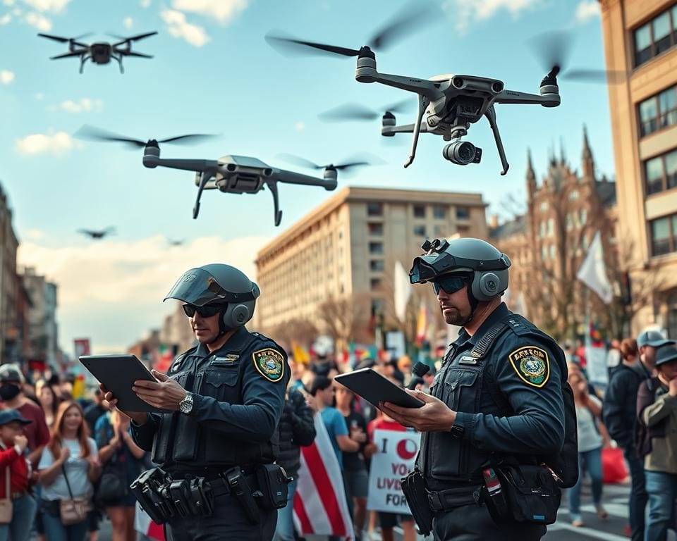 impact technologie politie-inzet demonstraties