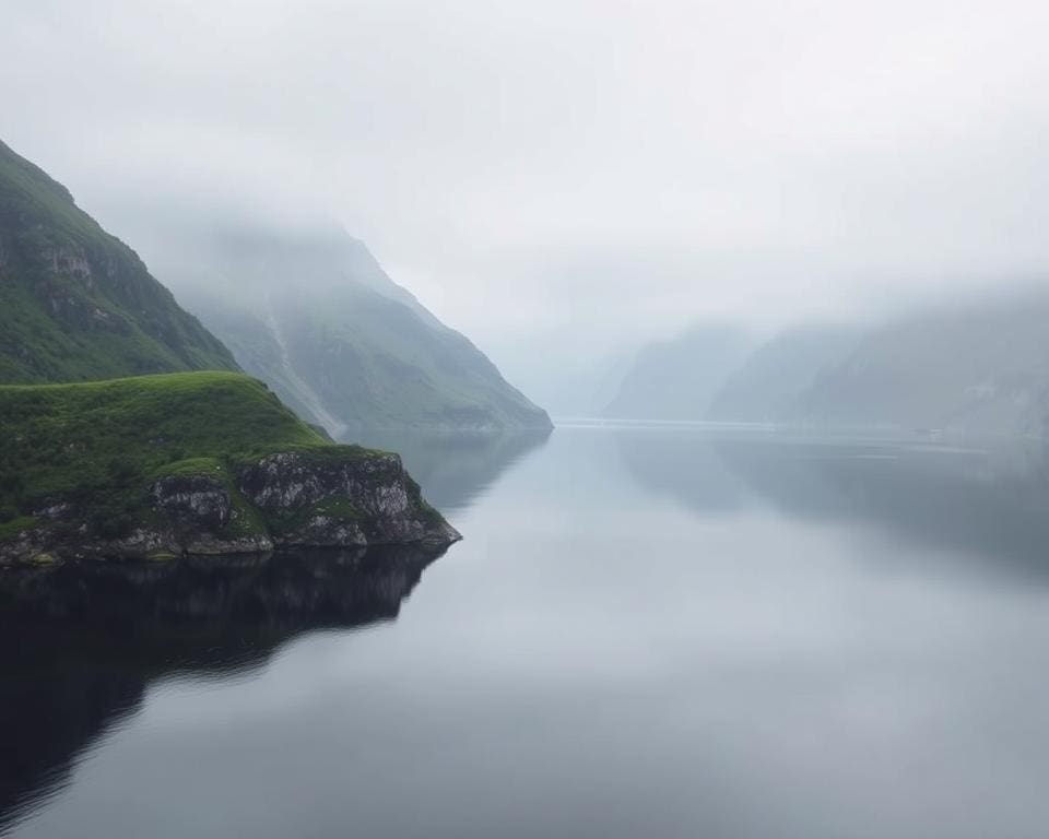 rust en stilte in de fjorden