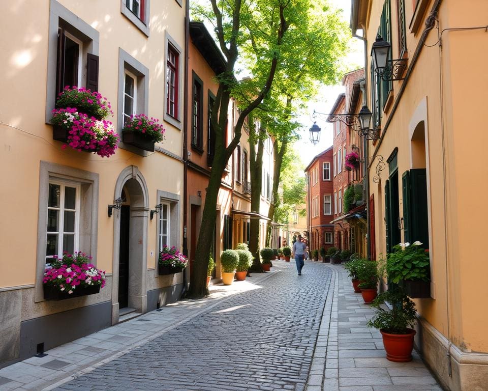 wandeling door oude straatjes