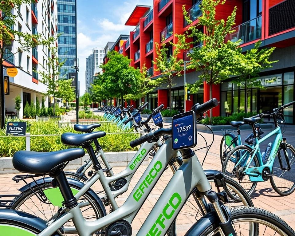 Elektrische fietsen met ingebouwde navigatiesystemen