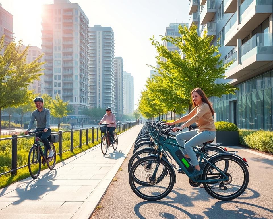 Elektrische fietsen voor duurzaam woon-werkverkeer