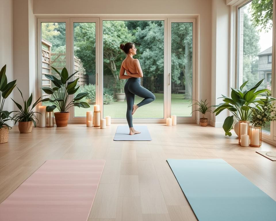 stress verlichten met yoga