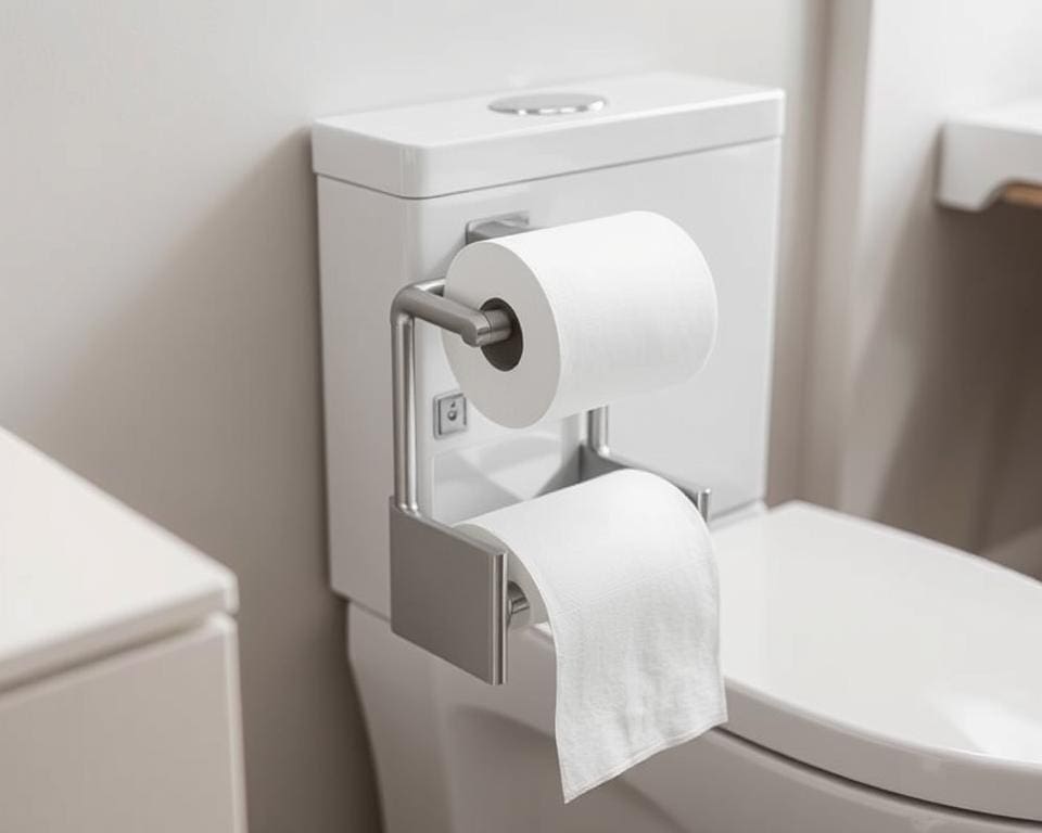 Toiletpapierhouders met opbergvak voor extra gemak