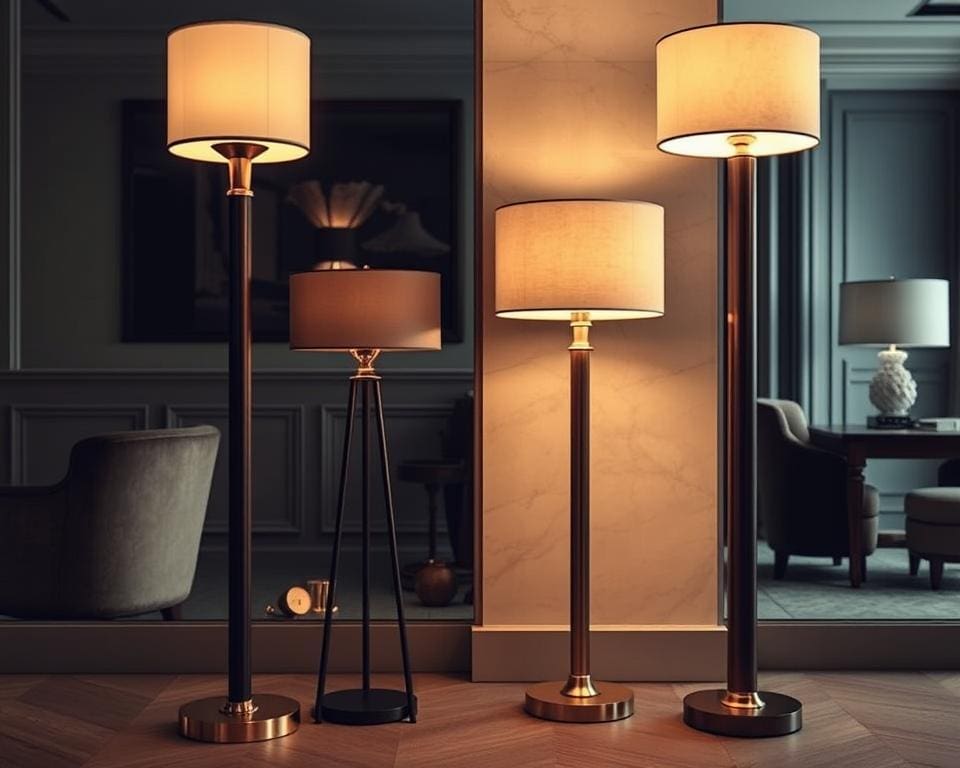 design staande lampen voor luxe uitstraling