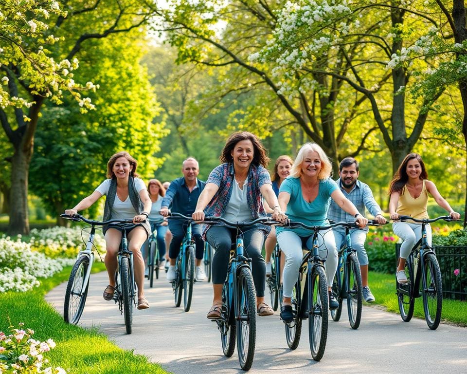 gezondheidsvoordelen van elektrisch fietsen