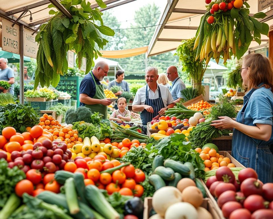 lokaal voedsel en voordelen gezondheid