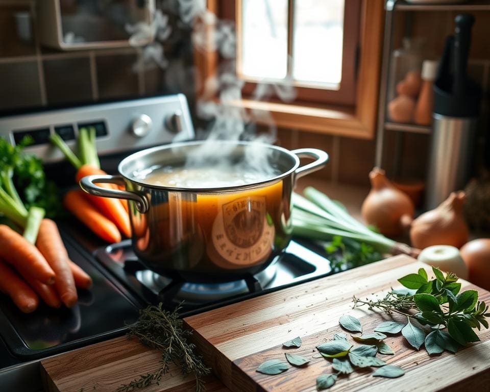 zelf maken bottenbouillon